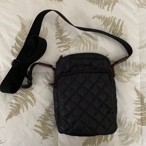 MZ Wallace micro metro crossbody bag, black